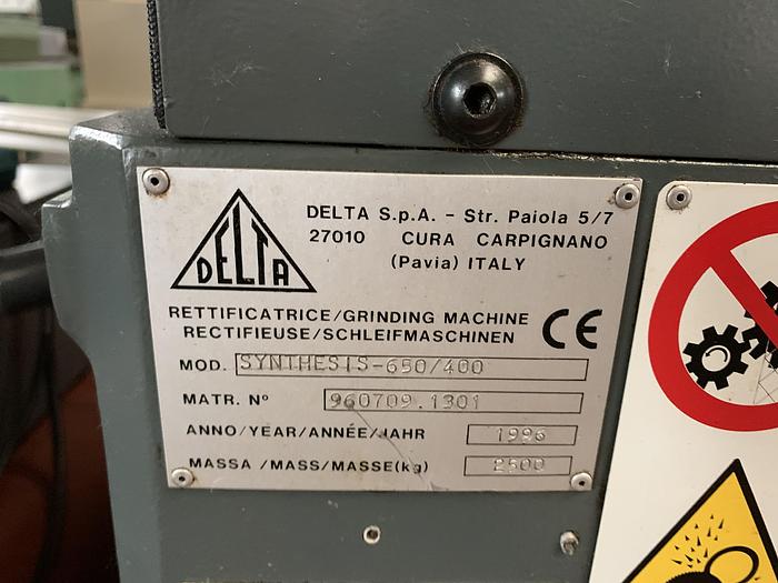 Ottime Rettifica Tangenziale DELTA SYNTHESIS 650/400
