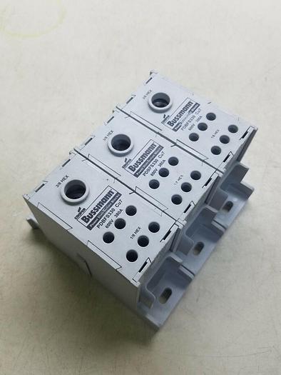 Used BUSSMANN PDBFS330 Cu7 POWER DISTRIBUTION BLOCK