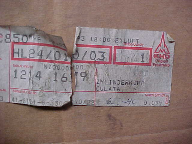 Used CYLINDER HEADS MWM TBG 604-BV