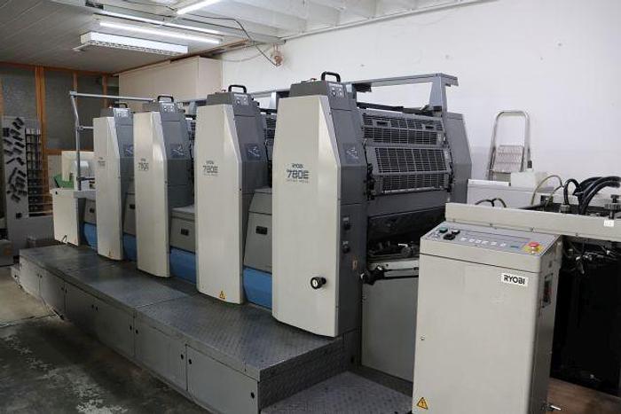 Used Ryobi 4-colour offsetpress