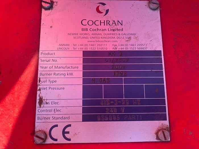 Very good used COCHRAN STEAM BOILER