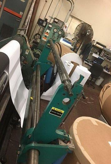 Used 72" DUSENBERY MODEL824 DUPLEX CENTER SURFACE REWINDER