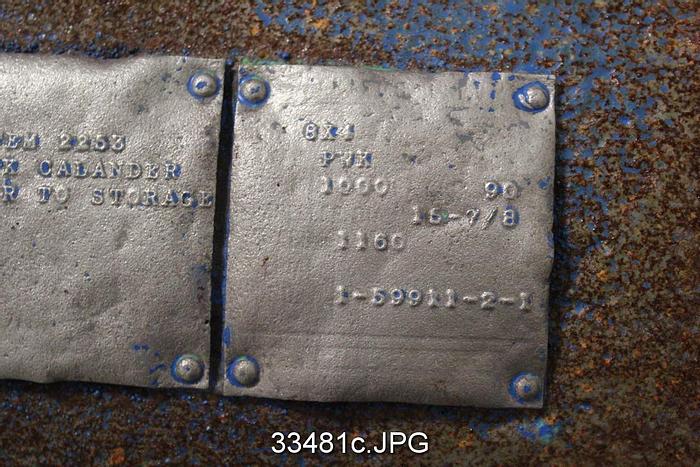 Used Allis Chalmer PWK Power End, 17" Frame Adaptor for AC 8x4 Pump #33481