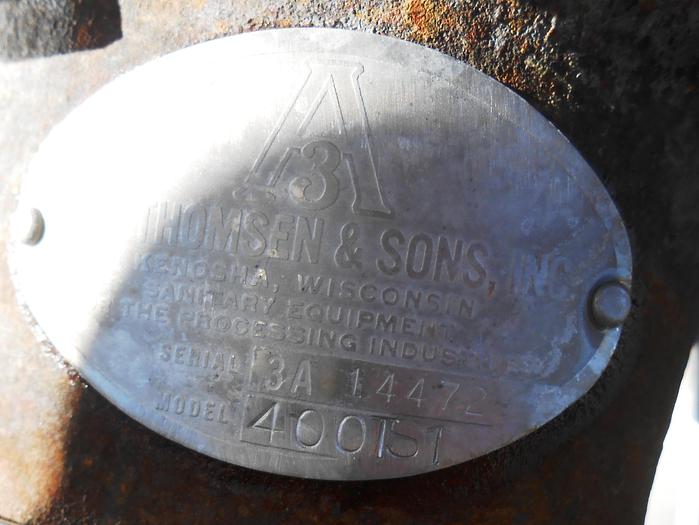 Used Conveyor, Screw, 10" x 7', S/st, Dbl, Incline, #S742038