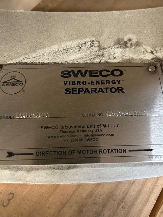 Used 2018 SWECO SCREEN LX48C156WC 48"