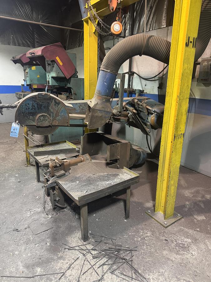 Used FOX 6CC SWING FRAME CUT OFF SAW, 20"