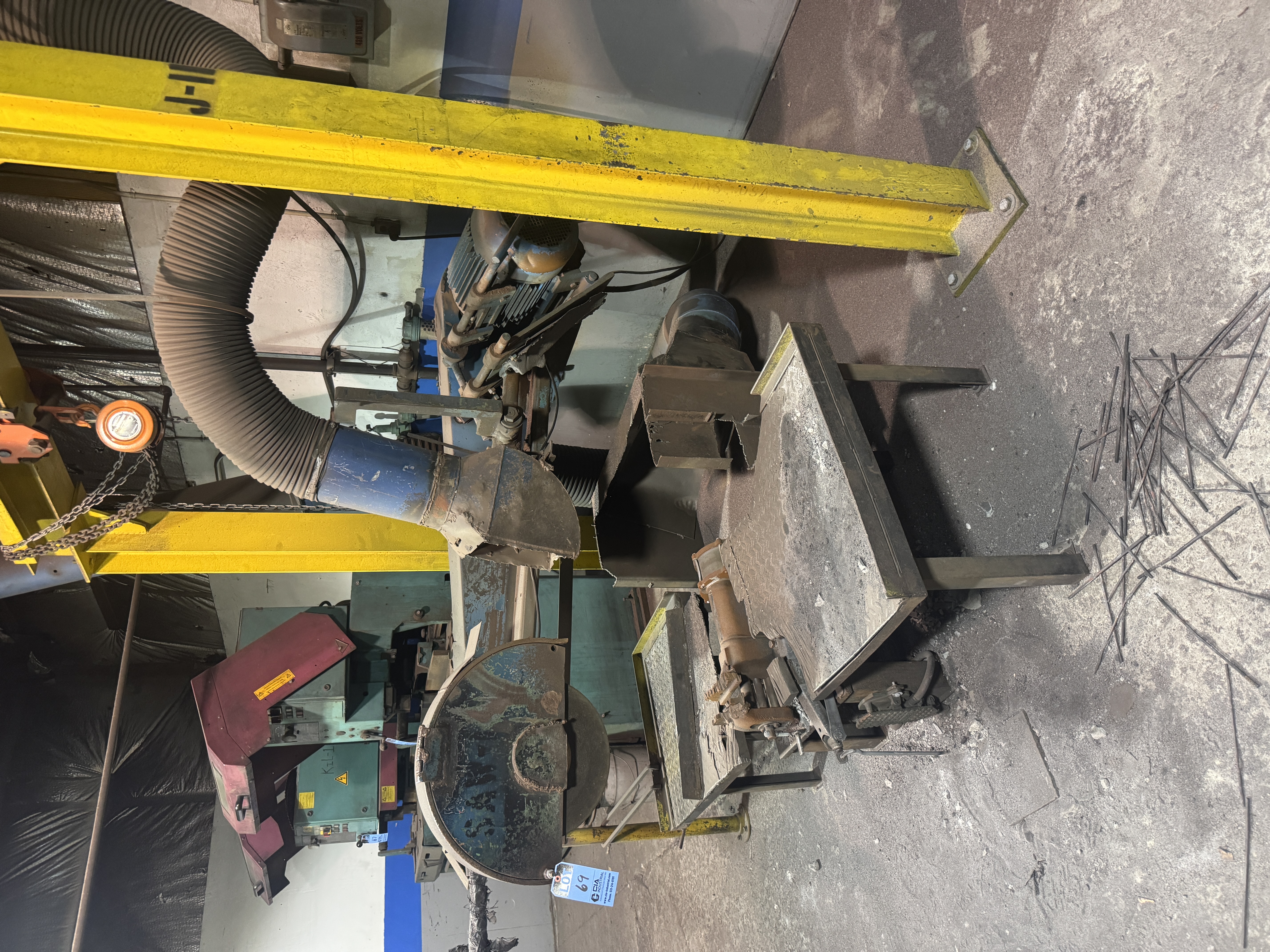 Used FOX 6CC SWING FRAME CUT OFF SAW, 20"