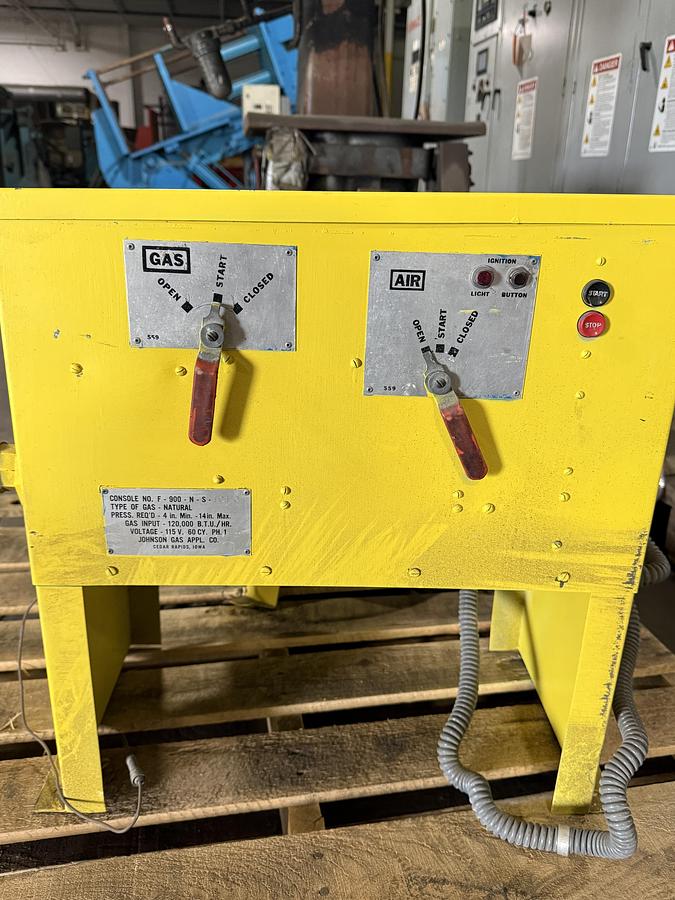 Used JOHNSON F-900 CRUCIBLE FURNACE