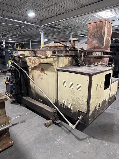 Used THERMTRONIX GAS FIRED TILTING FURNACE GT-2000