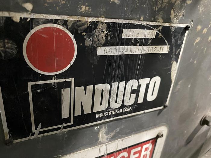 Used INDUCTOTHERM SWING FURNACE BOX