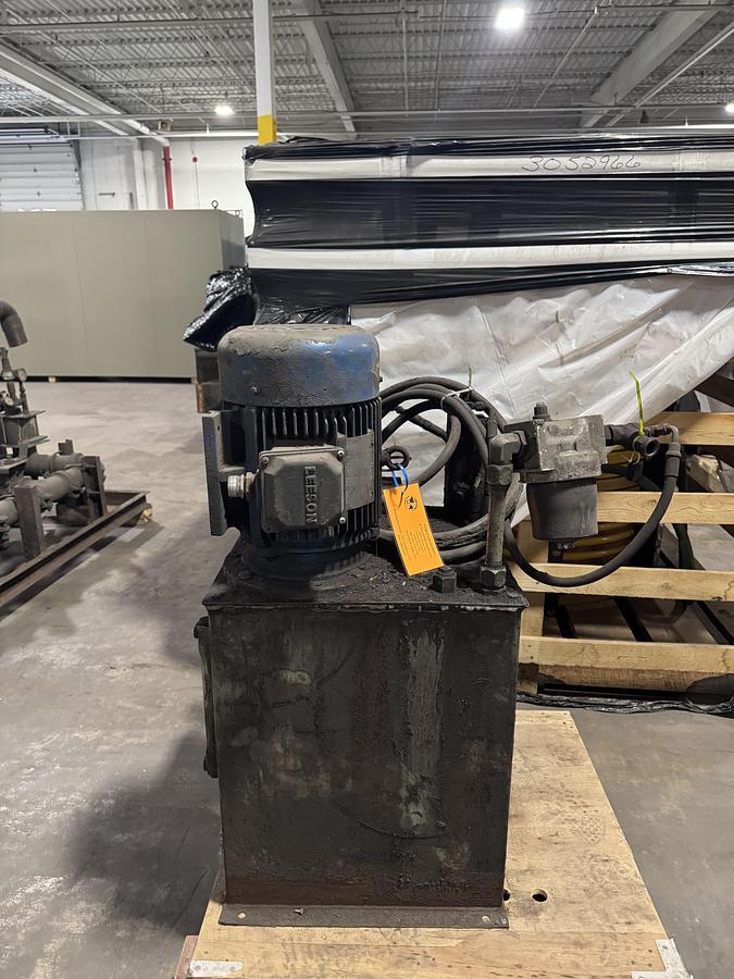 Used INDUCTOTHERM 1 1/2 TON CAPACITY STEEL SHELL FURNACE