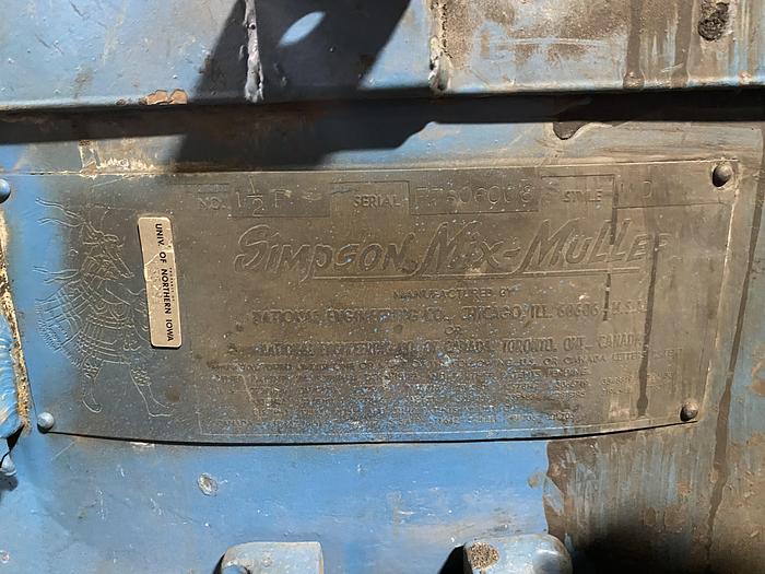 Used SIMPSON 1 1/2 MIX-MULLER