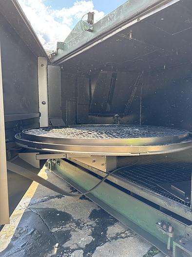 Used WHEELABRATOR 96" DOUBLE DOOR TURN TABLE