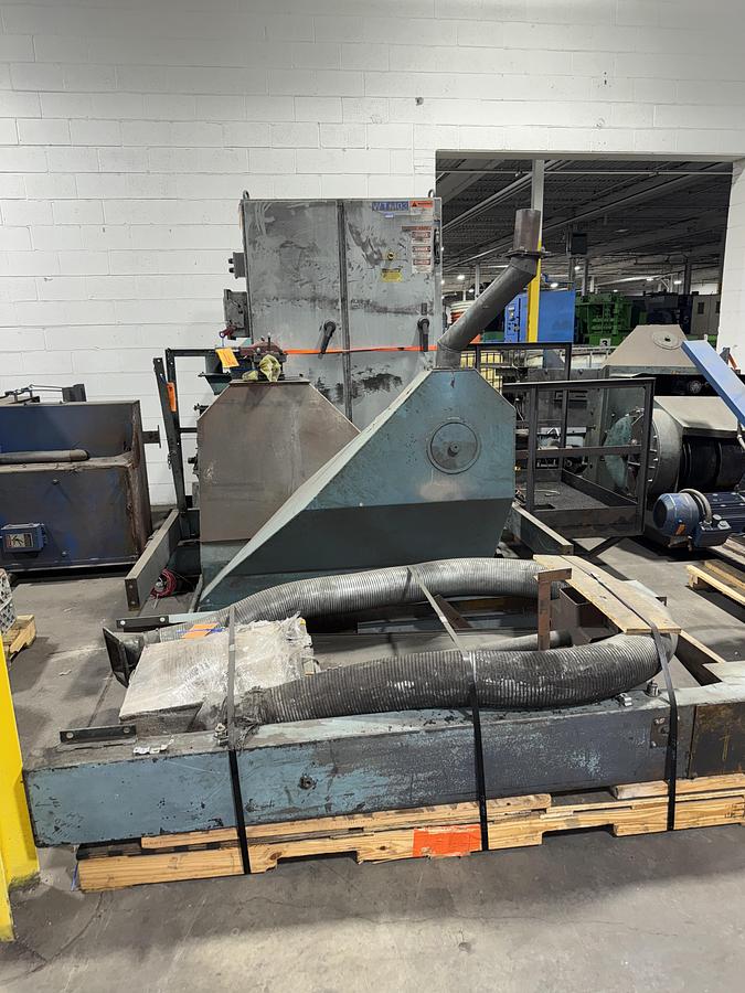 Used WHEELABRATOR 14 SUPER II TUMBLE BLAST FINISHING MACHINE