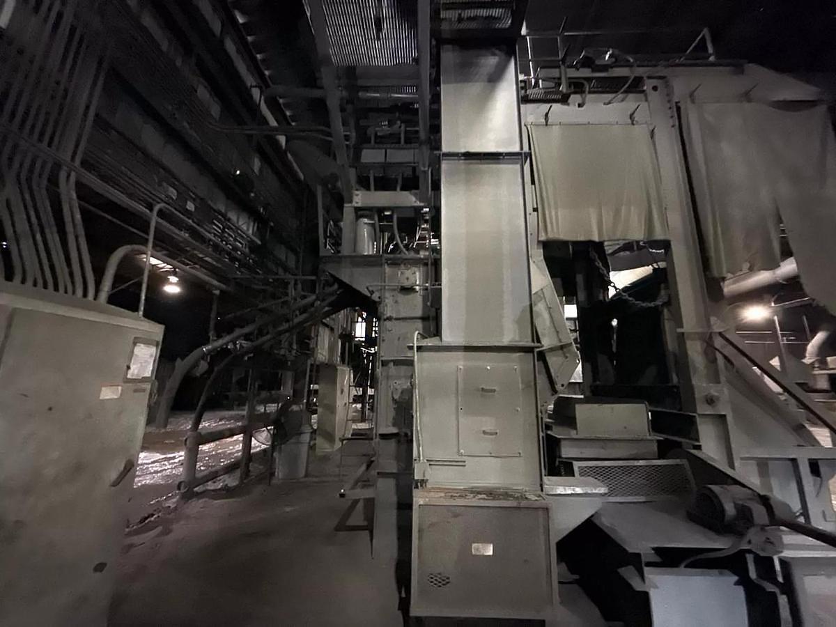 Used WHEELABRATOR 34 SUPER II TUMBLAST MACHINE