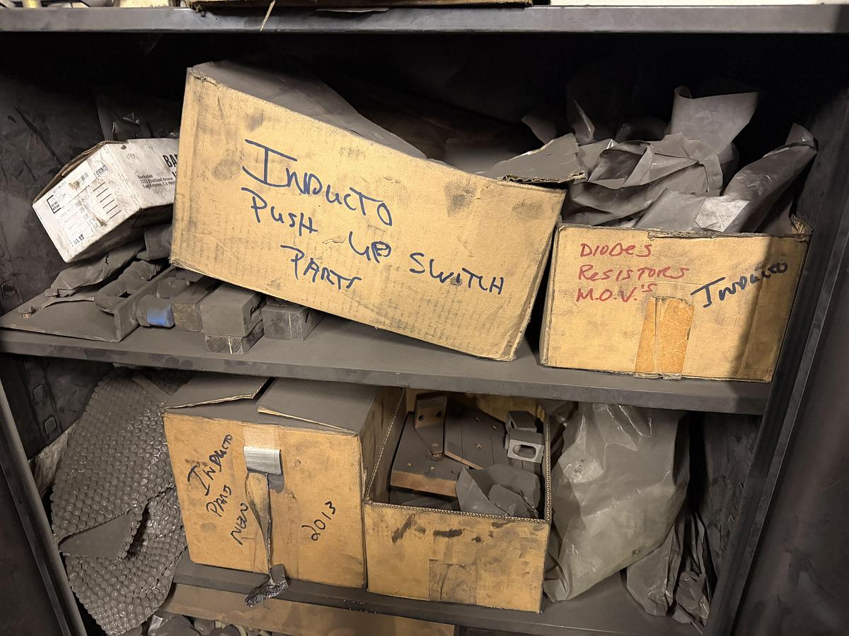 Used INDUCTOTHERM CABINET OF PARTS