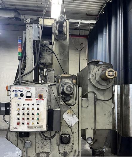 Used METFIN SERIES 1 600 BARREL TUMBLE BLAST MACHINE