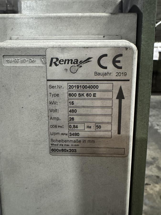 Used REICHMAN SK600 ROUGH GRINDER