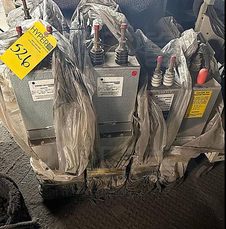 Used INDUCTOTHERM B141328 CAPACITORS