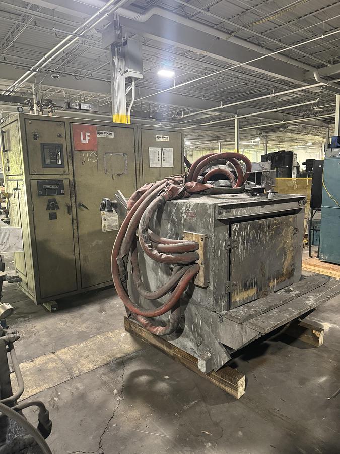 Used 2010 AJAX MAGNETHERMIC 1 TON INDUCTION MELTING FURNACE PACER-II