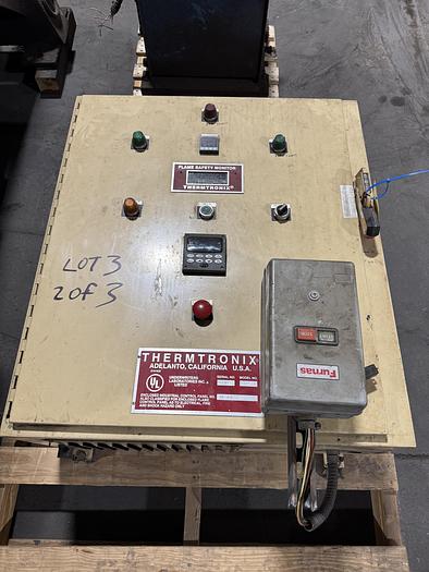 Used THERMTRONIX GAS FIRED TILTING FURNACE GT-2000