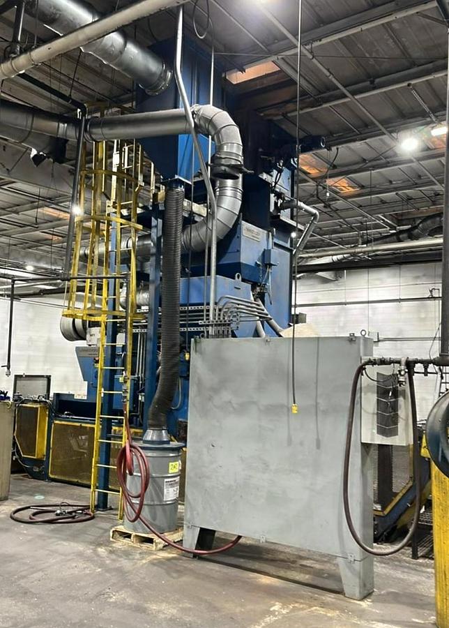 Used 2017 WHEELABRATOR 4 WHEEL CONTINUOUS MESH BLAST