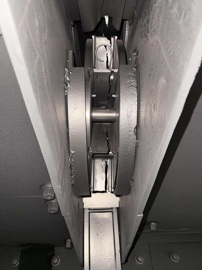 Used WHEELABRATOR 72"SWING TABLE SHOT BLAST