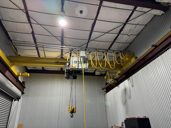 Used 2007 PROSERVE 5T OVEHEAD BRIDGE CRANE WITH HOIST