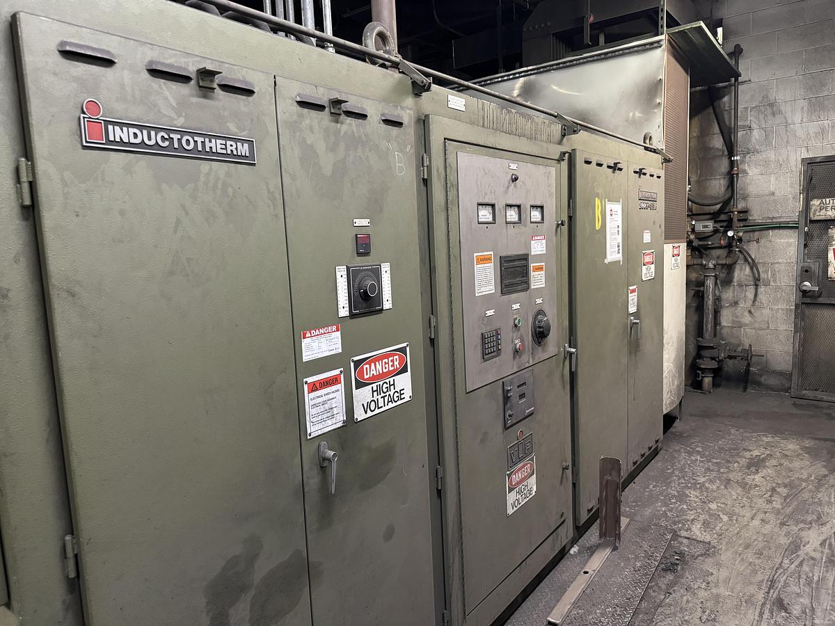 Used 2001 INDUCTOTHERM VIP POWER TRAK 3000-2CR, 3000 KW