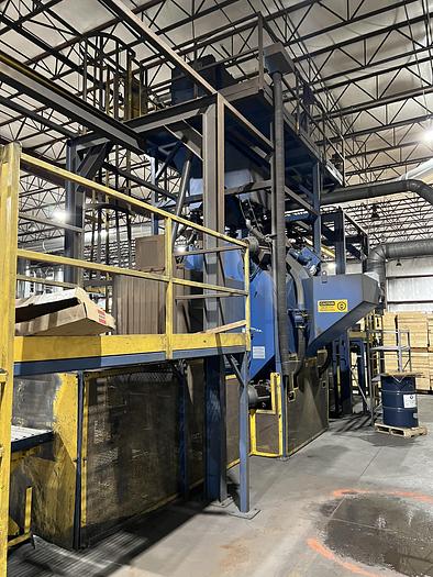 Used 2007 WHEELABRATOR CONTINUOUS WIRE MESH BELT SHOT BLAST