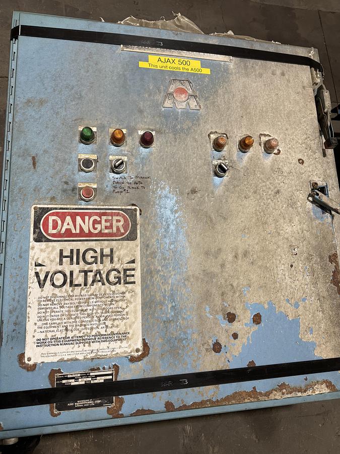 Used 2015 AJAX MAGNETHERMIC CLOSED WATER PUMPING SYSTEM