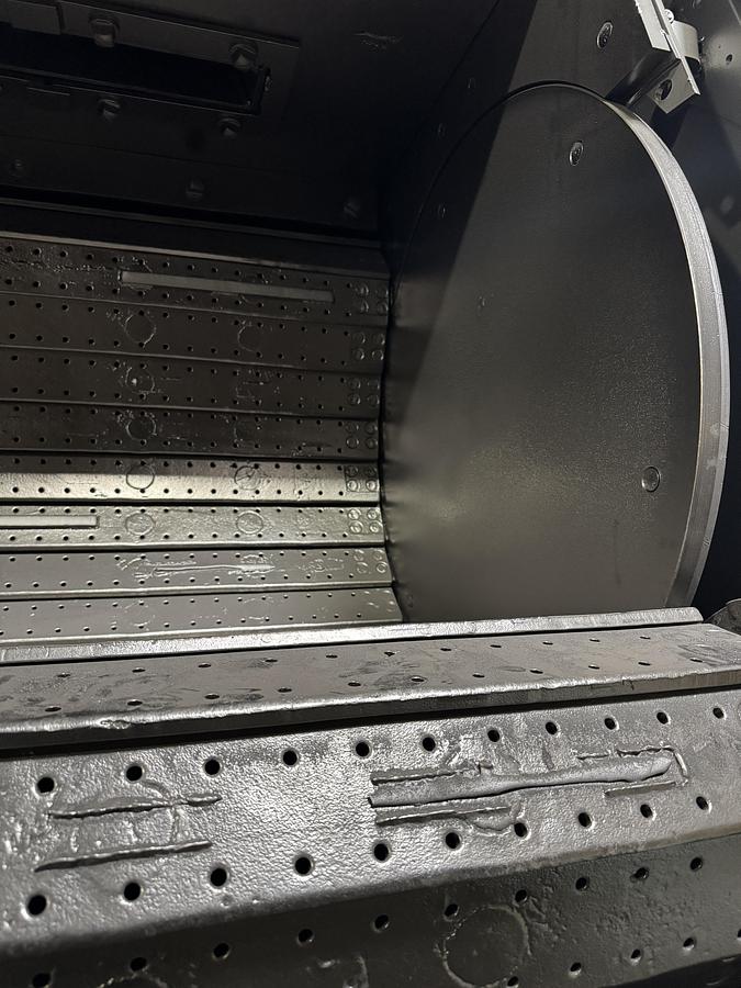 Used WHEELABRATOR 14 SUPER II TUMBLE BLAST FINISHING MACHINE