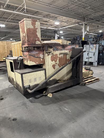 Used THERMTRONIX GAS FIRED TILTING FURNACE GT-2000