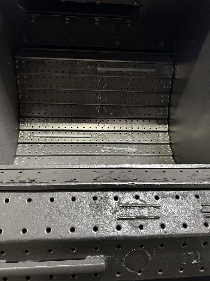 Used WHEELABRATOR 14 SUPER II TUMBLE BLAST FINISHING MACHINE