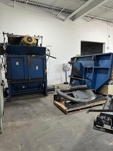Used WHEELABRATOR 14 SUPER II TUMBLE BLAST MACHINE
