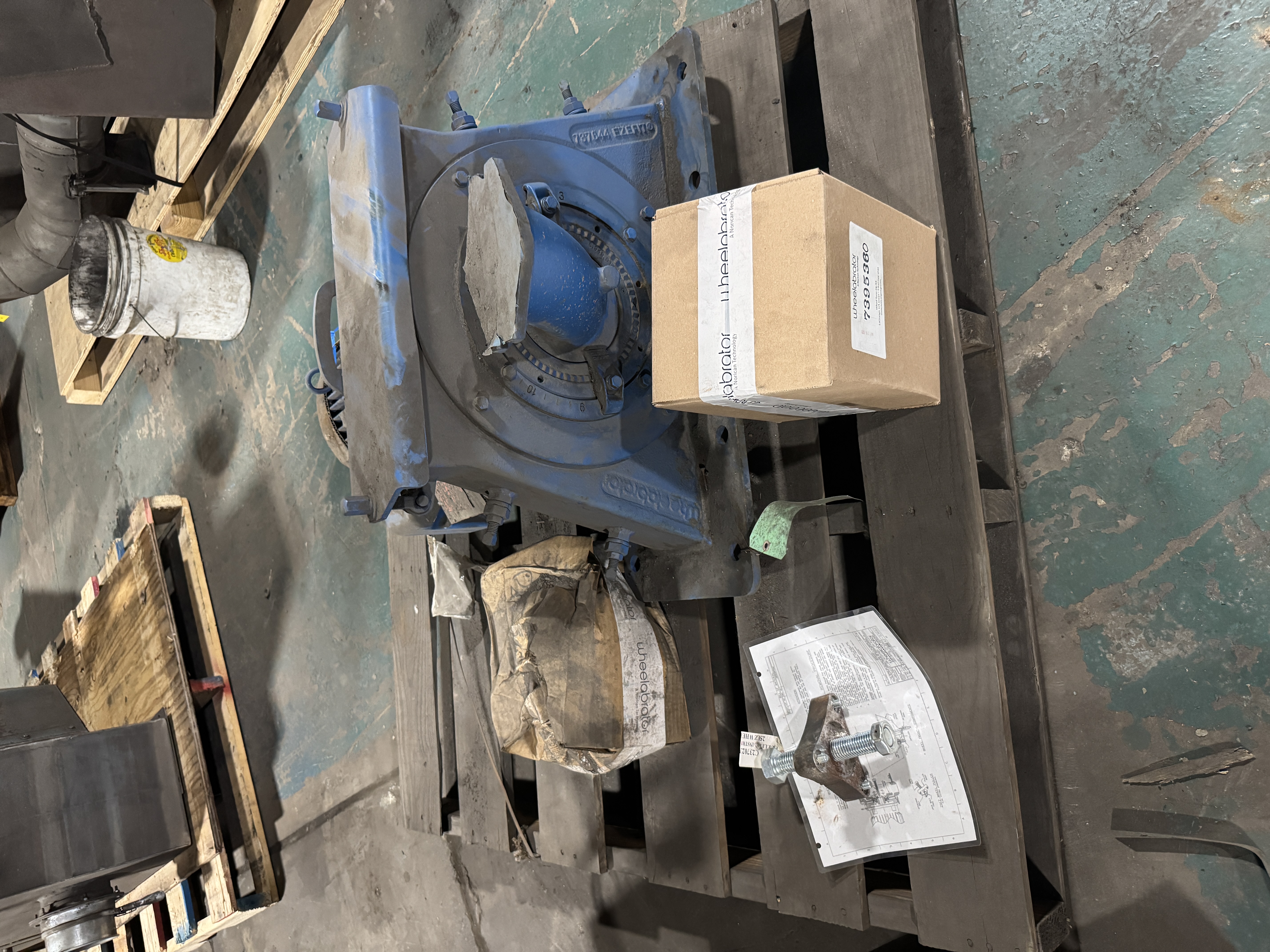 WHEELABRATOR EZ-FIT SHOT BLAST WHEEL 7.5 HP