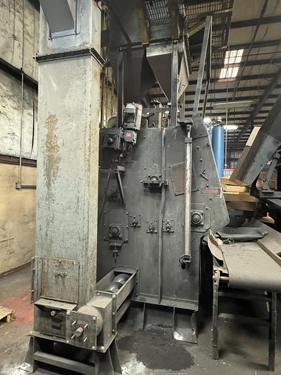 Used 2004 DELONG SUPER 14 RUBBER BELT TUMBLE BLAST MACHINE