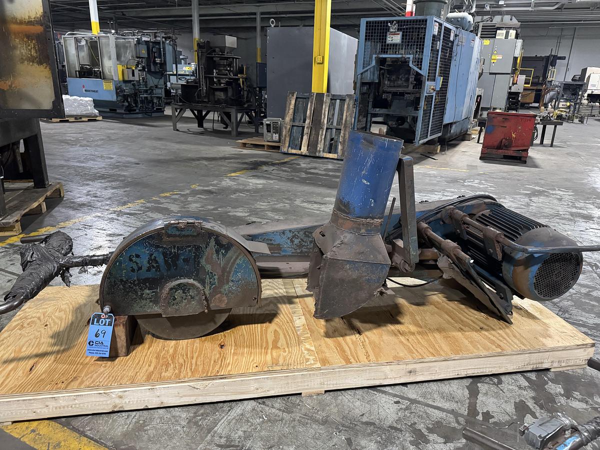 Used FOX 6CC SWING FRAME CUT OFF SAW, 20"