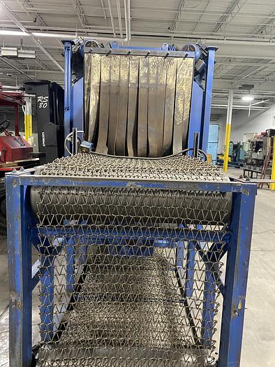 Used 2007 WHEELABRATOR CONTINUOUS WIRE MESH BELT SHOT BLAST