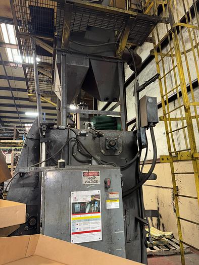 Used 2004 DELONG SUPER 14 RUBBER BELT TUMBLE BLAST MACHINE