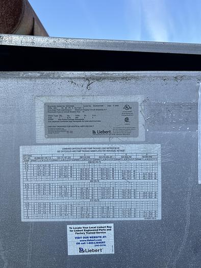 Used 2006 LIEBERT DDO350A DRYCOOLER CONDENSER