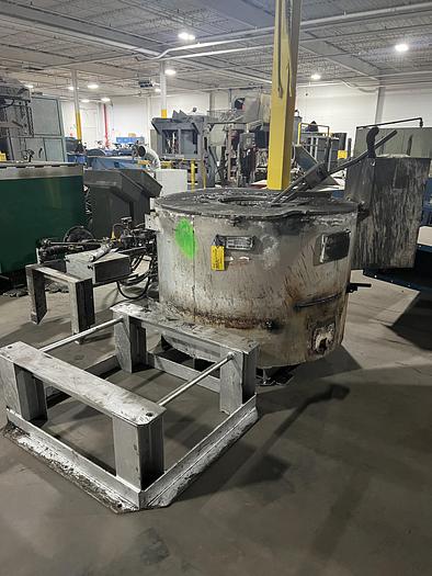 Used SCHAEFER NATURAL GAS-FIRED CRUCIBLE MELTING FURNACE