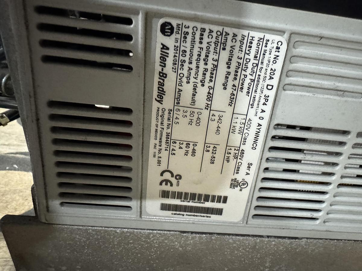 Used ALLEN BRADLEY AUTOMATION POWER FLEX DRIVE 70