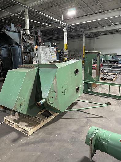 Used WHEELABRATOR 96" DOUBLE DOOR TURN TABLE