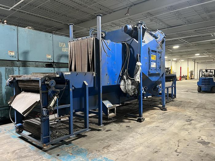 Used 2007 WHEELABRATOR CONTINUOUS WIRE MESH BELT SHOT BLAST