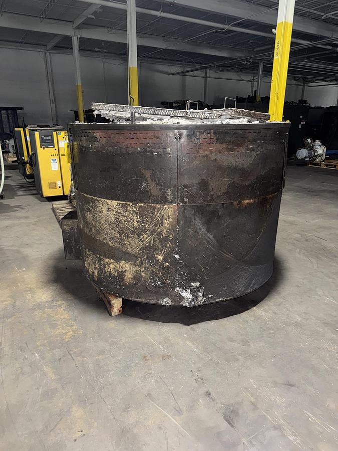 Used 2011 THERMTRONIX  RS-3000 ELECTRIC HEATED SILICON CARBIDE CRUCIBLE ALUMINUM TYPE.