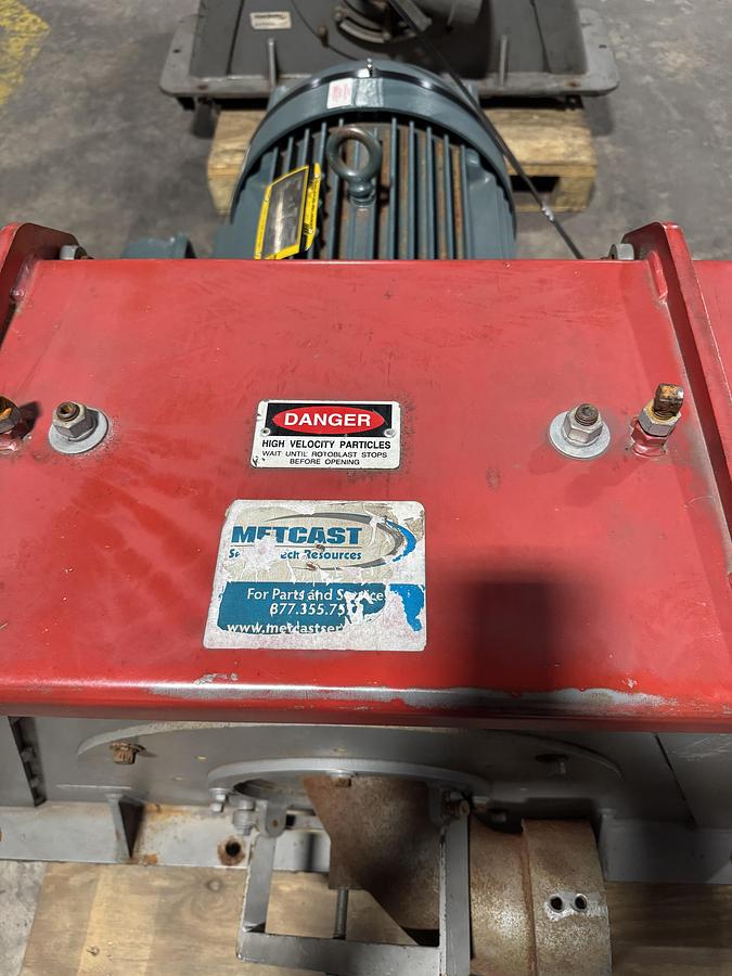 Used PANGBORN GENESIS ROTOBLAST 40 HP WHEEL