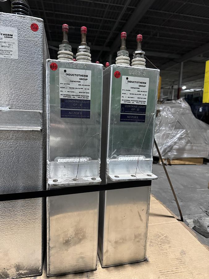 Used INDUCTOTHERM CAPACITORS