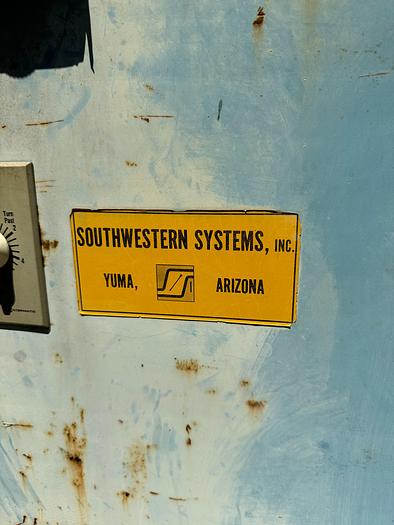 Used SOUTHWESTERN SYSTEMS HEAT TREAT FURNACE
