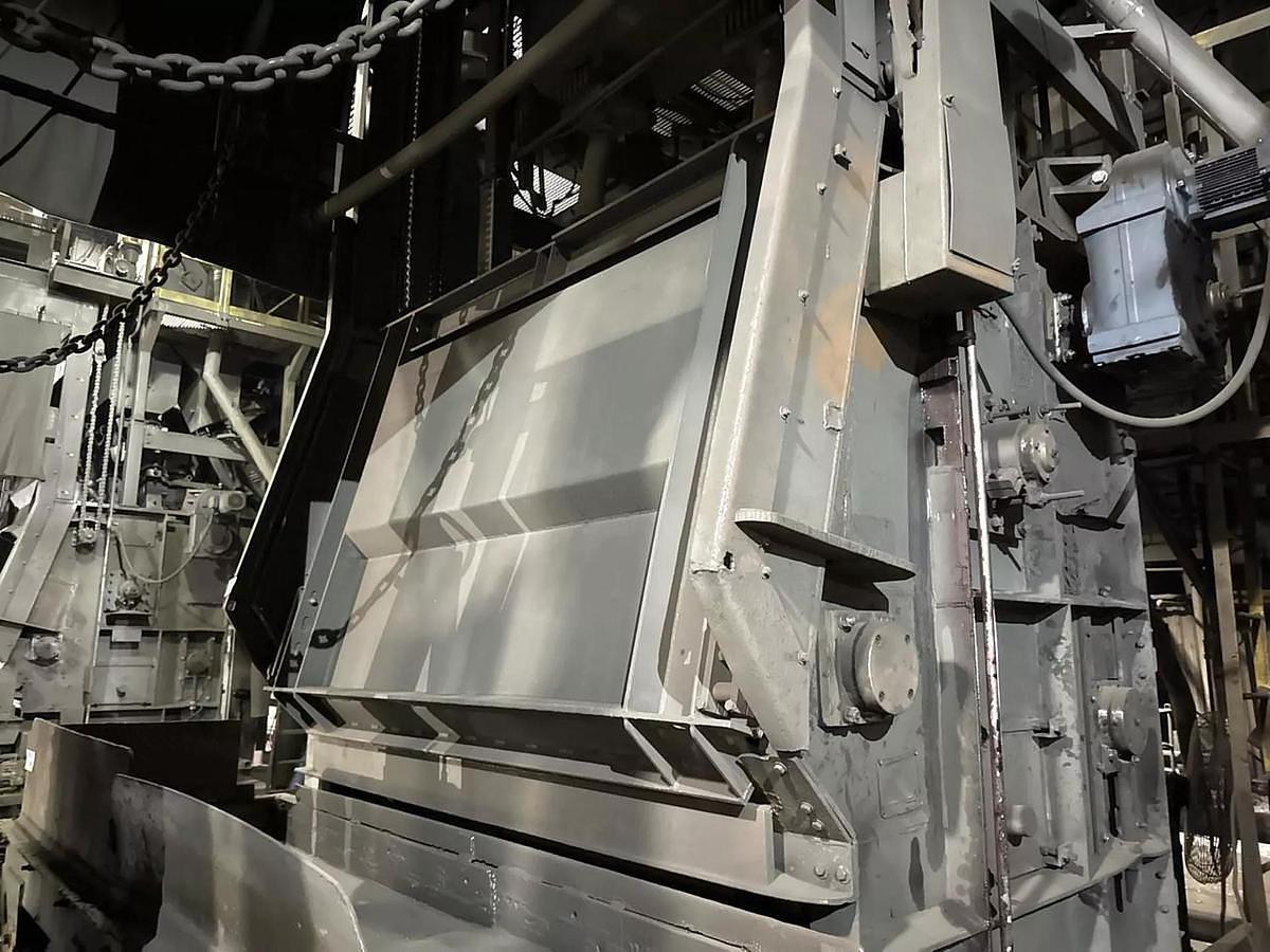 Used WHEELABRATOR 34 SUPER II TUMBLAST MACHINE